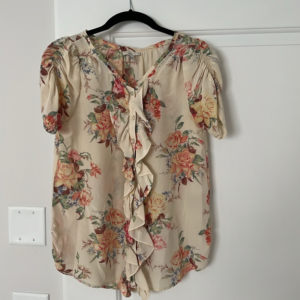 Silk Floral Joie Blouse